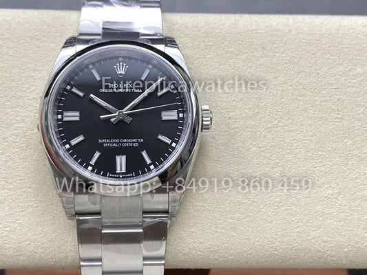 롤렉스 오이스터 Perpetual M126000-0002 36MM 1:1 Best Clone VS 팩토리 블랙 다이얼