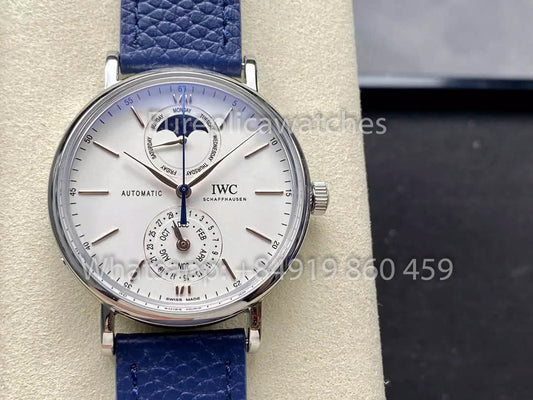 IWC Portofino IW359002 오토매틱 Watch 41MM 1:1 Best Clone GR 팩토리 블루 Strap