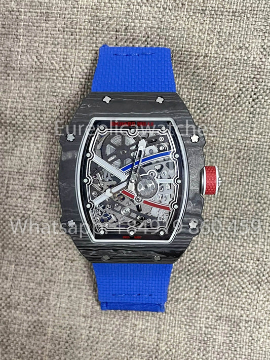 Реплика Richard Mille RM67-02 Carbon NTPT Sébastien Ogier 1:1 Лучший клон V5