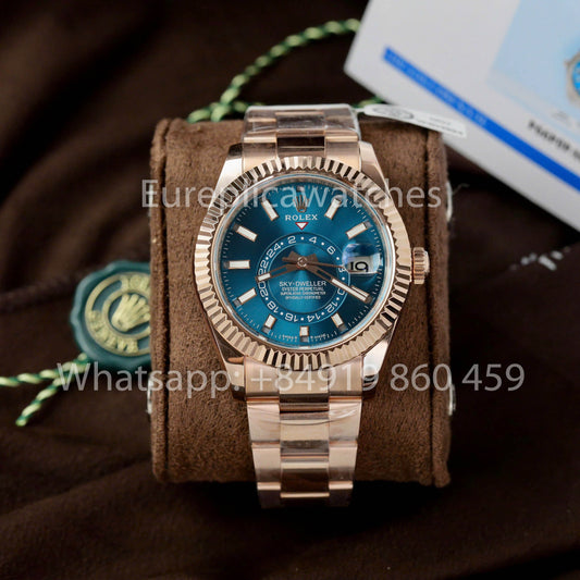 롤렉스 Sky Dweller M336935-0001 Everose gold V2 1:1 Best Clone Custom Gold plated
