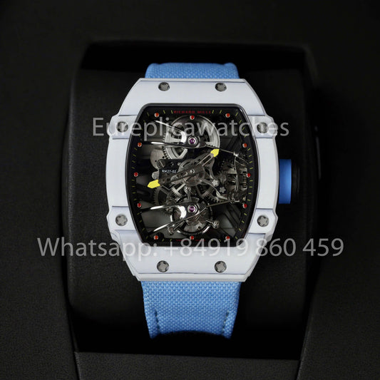 Richard Mille RM27-02 Rafael Nadal 투르비용 1:1 Best 에디션 RM 팩토리 블루 Strap