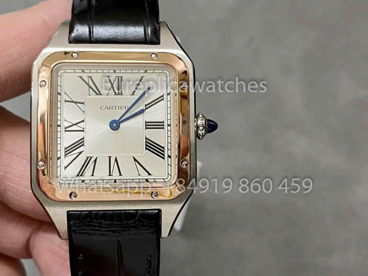 Cartier Santos-Dumont WGSA0021 1:1 Best Clone F1 팩토리 Gold and Silver