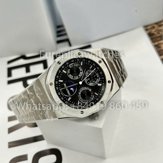 오데마 피게 로열 오크 26574ST 블랙 다이얼 1:1 Best Clone APS 팩토리