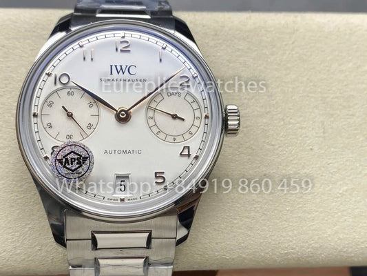 IWC Portuguese IW501704APS 팩토리 1:1 Best Clone Watch 화이트 다이얼